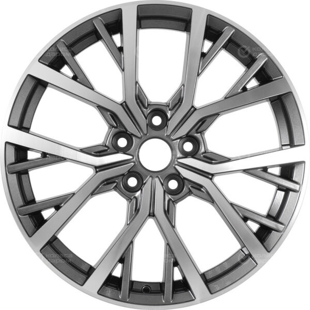 Колесный диск KHOMEN KHW1806 (Tucson) 7xR18 5x114.3 ET51 DIA67.1 насыщенный темно-серый полностью полированный