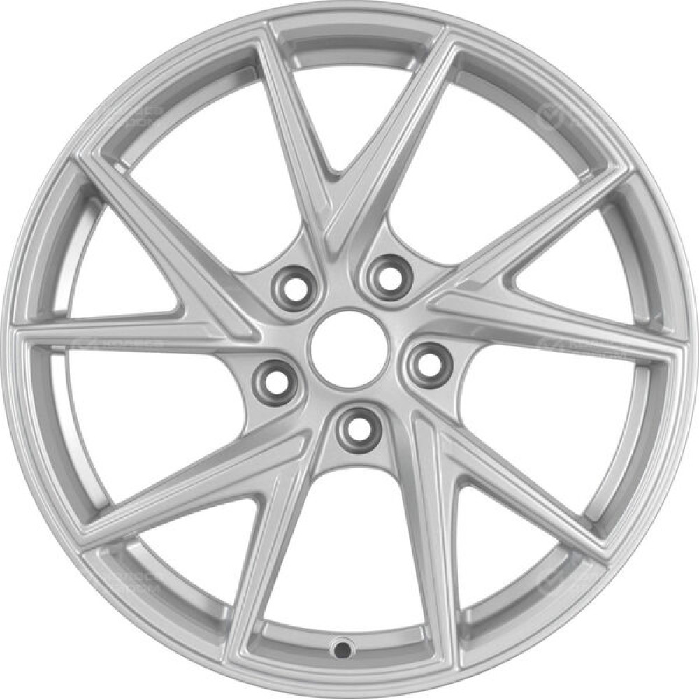 Колесный диск WUP Up105 7xR17 5x108 ET40 DIA54.1 глянцевый серебристый