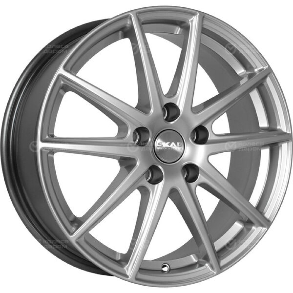 Колесный диск СКАД Амстердам 7xR17 5x114.3 ET50 DIA67.1 серебристый