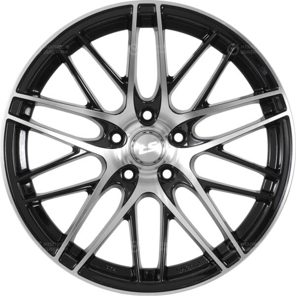 Колесный диск LS LS 1338 8.5xR18 5x112 ET30 DIA66.6 черный полностью полированный