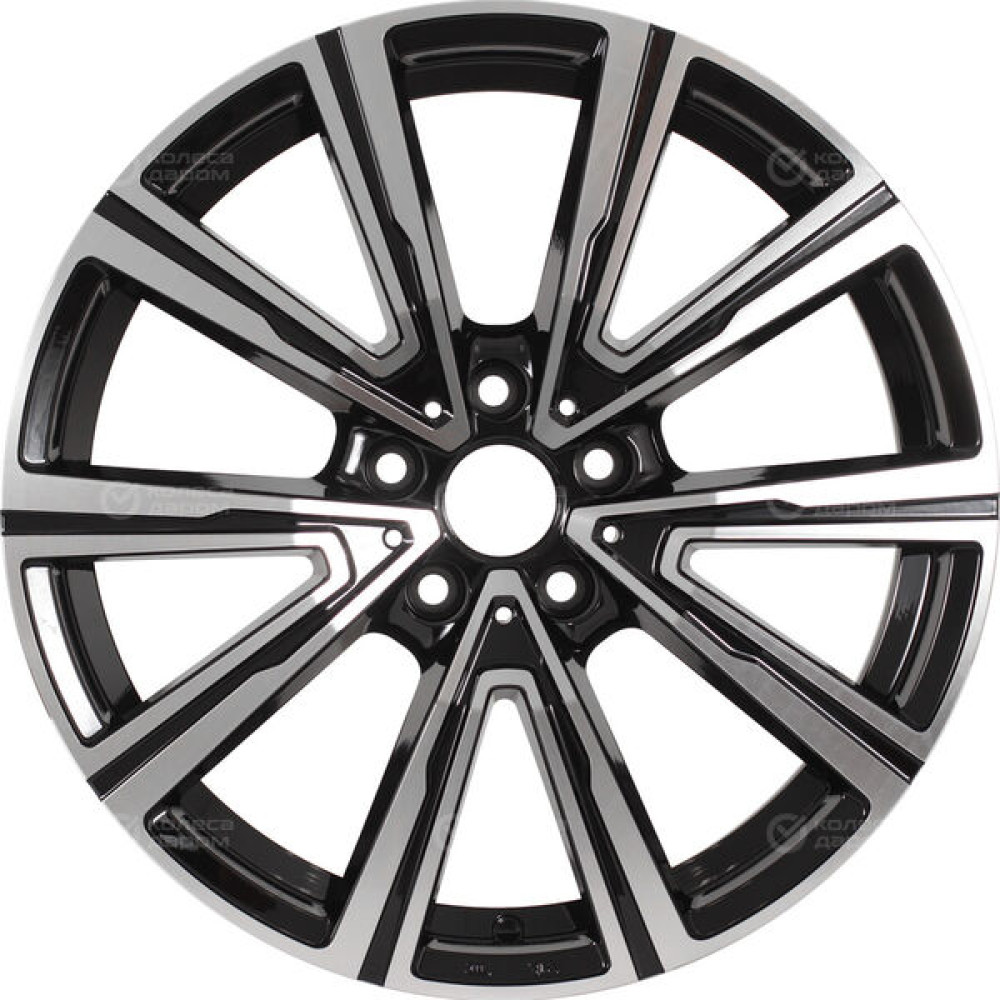 Колесный диск Replay JC6 7xR18 5x114.3 ET35 DIA67.1 черный полностью полированный