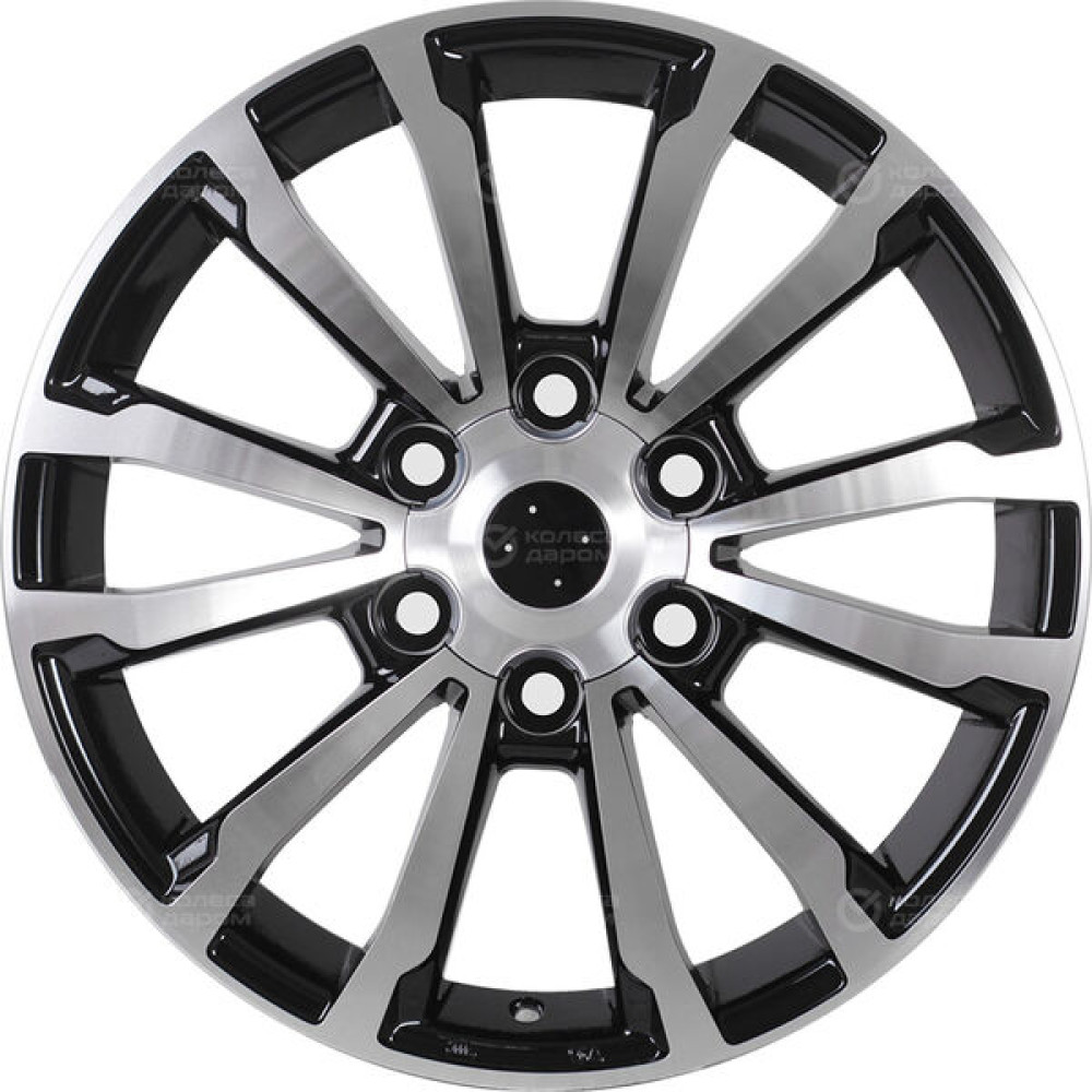 Колесный диск Replay TA1 7.5xR18 6x139.7 ET36 DIA100.1 черный полностью полированный