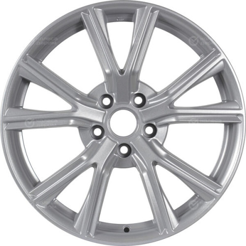 Колесный диск X-trike X122 7.5xR18 5x100 ET48 DIA56.1 глянцевый серебристый