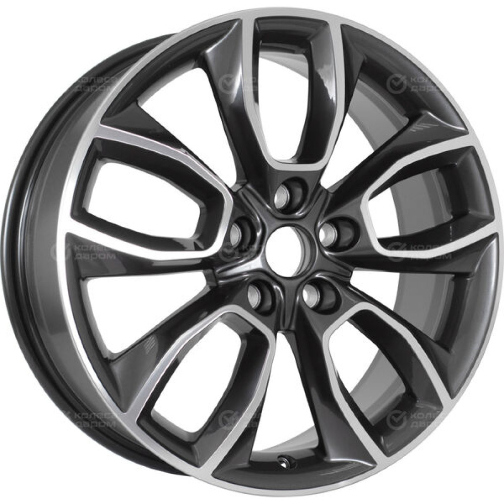 Колесный диск СКАД Premium Series КР001 (18_X-Trail_T32) 7xR18 5x114.3 ET45 DIA66.1 глянцевый темно-серый полностью полированный