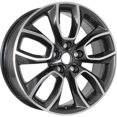 Колесный диск СКАД Premium Series КР001 (18_X-Trail_T32) 7xR18 5x114.3 ET45 DIA66.1 глянцевый темно-серый полностью полированный