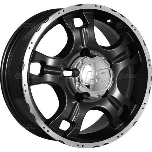 Колесный диск LS LS 214 7.5xR18 6x139.7 ET35 DIA77.8 черный полностью полированный