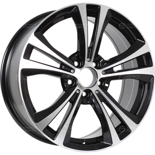 Колесный диск Replay B230 7.5xR17 5x112 ET52 DIA66.6 черный полностью полированный