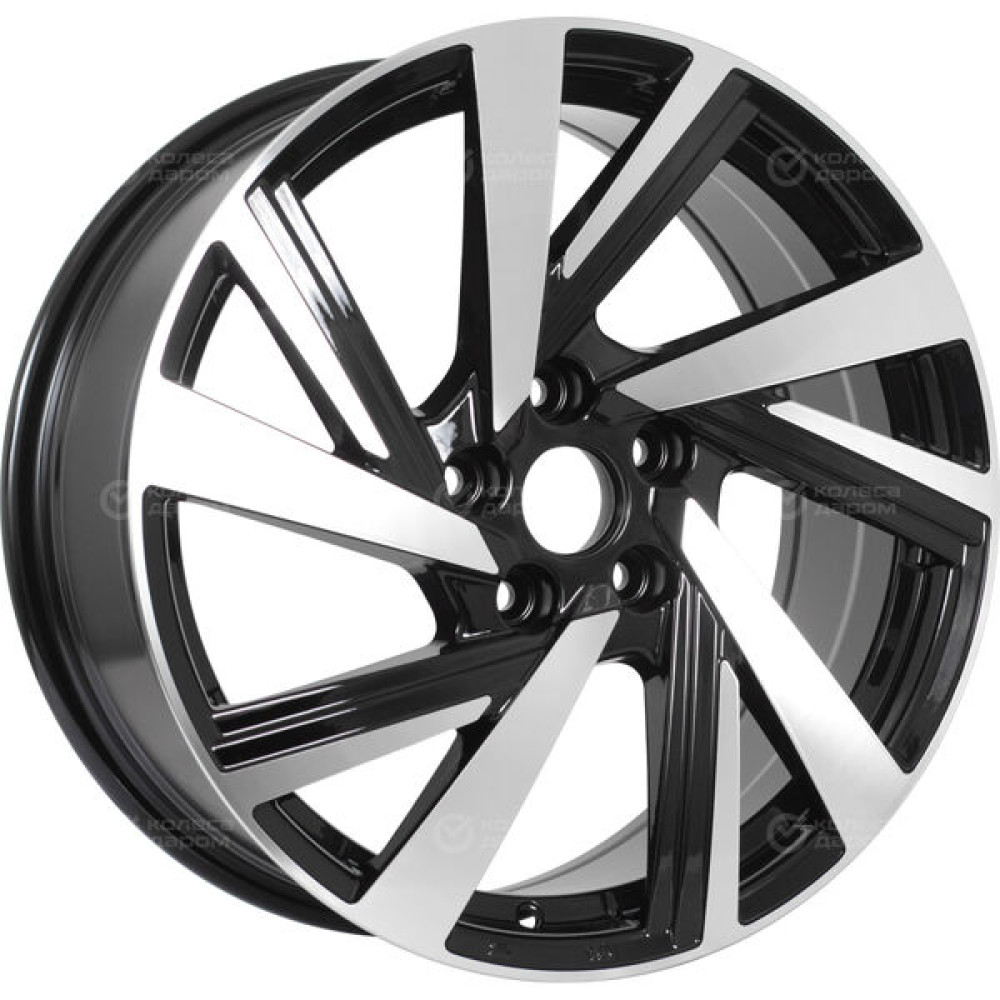 Колесный диск Replay NS171 7.5xR18 5x114.3 ET50 DIA66.1 черный полностью полированный