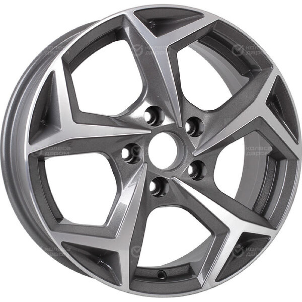 Колесный диск RST R066 6.5xR16 5x114.3 ET38 DIA67.1 серый с алмазной проточкой