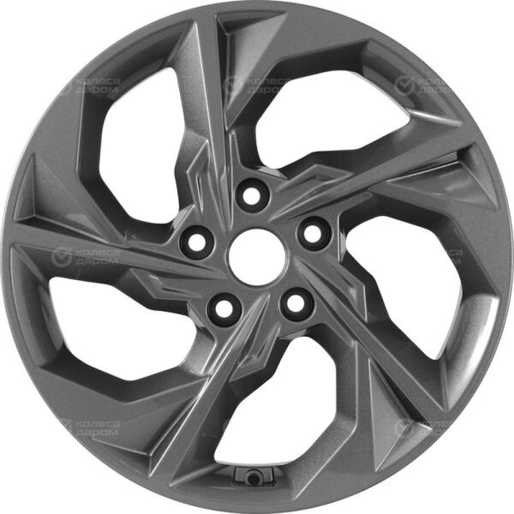 Колесный диск СКАД KL-366 7xR17 5x114.3 ET48.5 DIA67.1 темно-серый цвет с перламутровыми оттенками