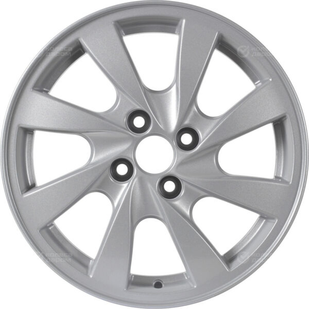 Колесный диск KDW KD1547 (15_Kalina Cross) 6xR15 4x98 ET33 DIA58.5 глянцевый серебристый