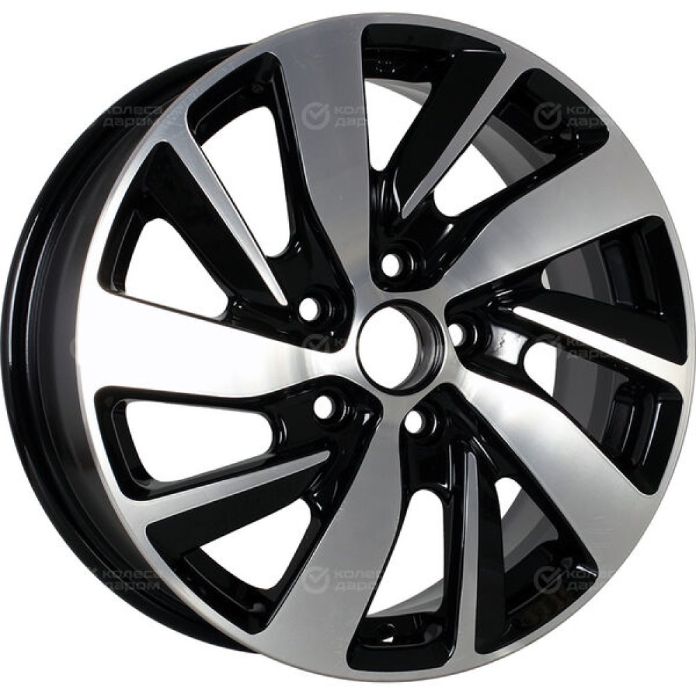 Колесный диск iFree Original КС741 (ZV 16_Golf) 6.5xR16 5x112 ET50 DIA57.1 черный глянцевый с полированными элементами лицевой поверхности