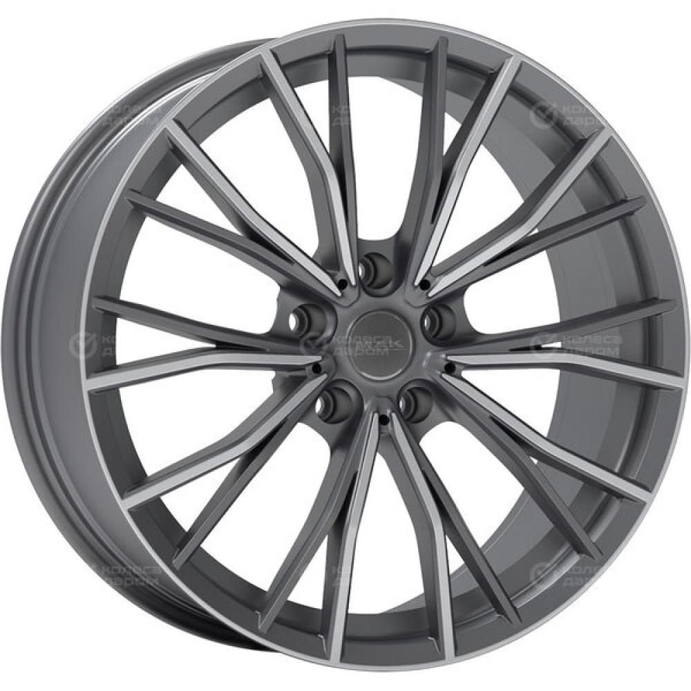 Колесный диск MAK Mark 7.5xR18 5x120 ET45 DIA72.6 серый с полированной лицевой частью