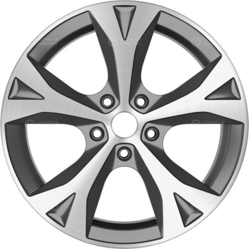 Колесный диск Replay TY214 7.5xR18 5x114.3 ET45 DIA60.1 насыщенный темно-серый полностью полированный