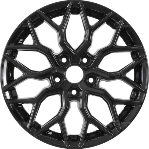 Колесный диск VENTI 1719 7xR17 5x108 ET33 DIA60.1 черный глянцевый