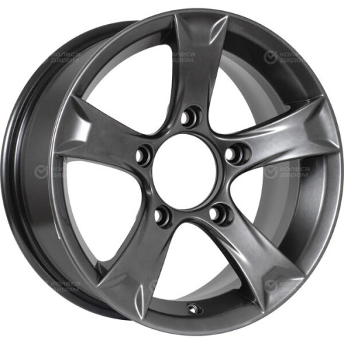 Колесный диск КиК Триал 6.5xR15 5x139.7 ET5 DIA110.1 темно-серебристый