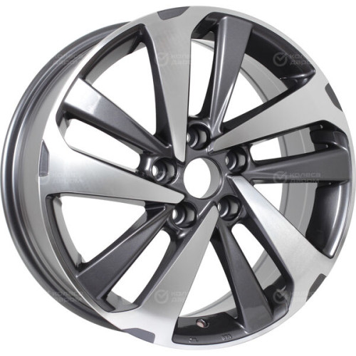 Колесный диск Replay NS261 7xR17 5x114.3 ET45 DIA66.1 насыщенный темно-серый полностью полированный