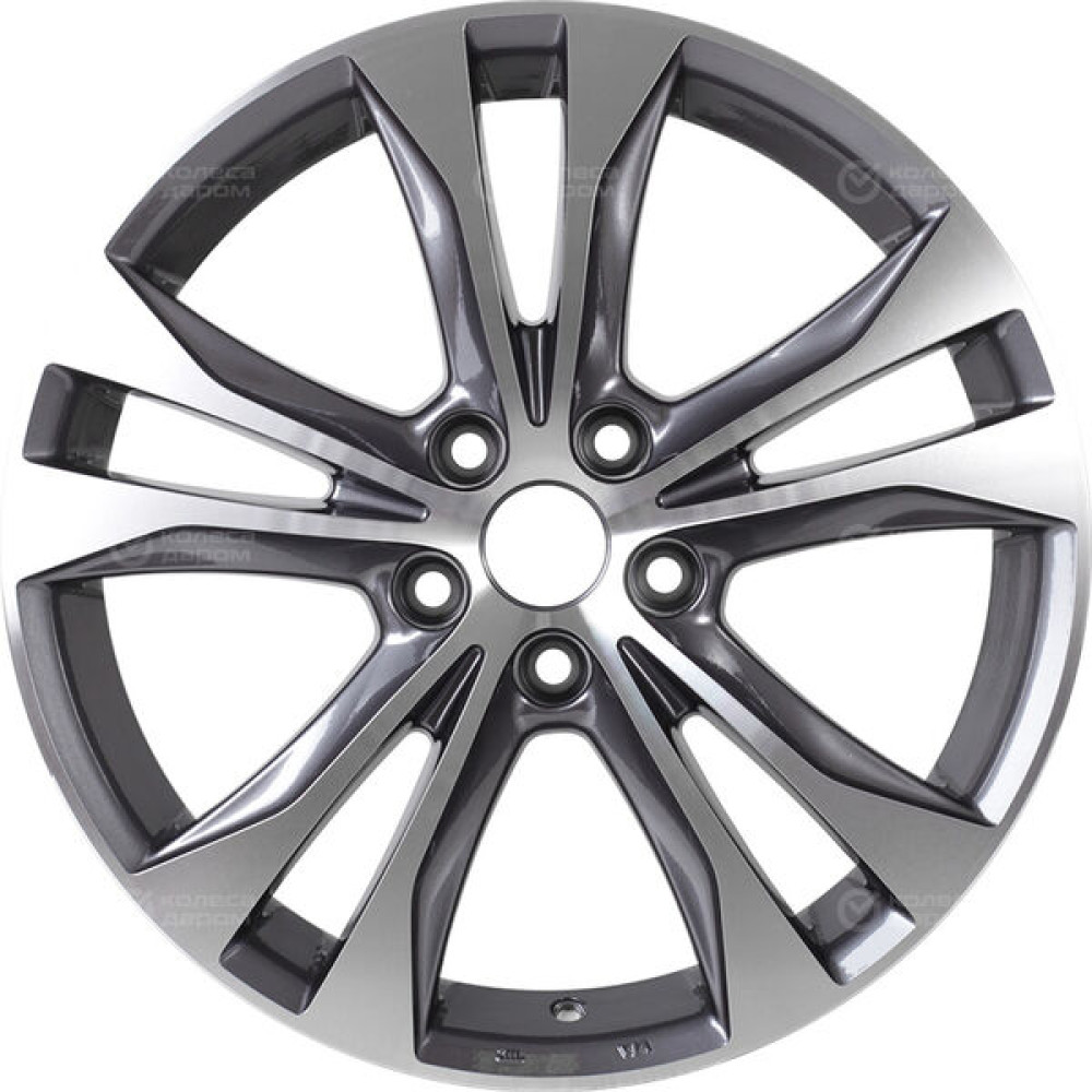 Колесный диск Replay LX126 7.5xR18 5x114.3 ET35 DIA60.1 насыщенный темно-серый полностью полированный
