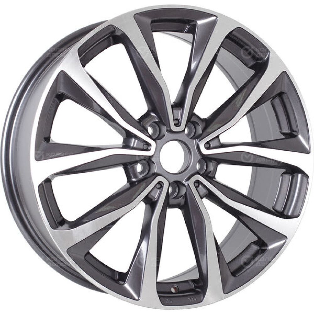 Колесный диск Replay V84 7.5xR19 5x108 ET50 DIA63.3 насыщенный темно-серый полностью полированный