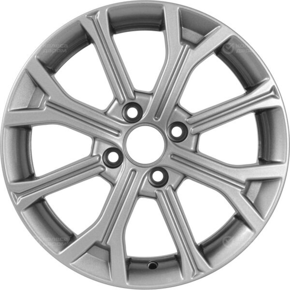 Колесный диск Carwel Кизи 198 6xR15 4x100 ET50 DIA60.1 темно-серебристый