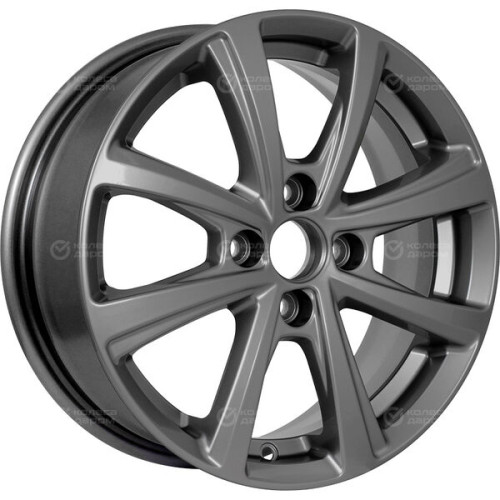 Колесный диск Carwel Акуш 6xR15 4x100 ET39 DIA56.6 серый матовый