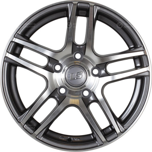 Колесный диск LS LS 285 6.5xR15 4x100 ET45 DIA73.1 насыщенный темно-серый полностью полированный