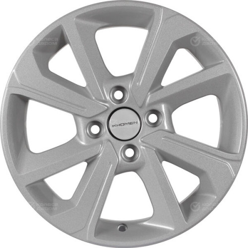 Колесный диск KHOMEN KHW1501 (ZV15_XRay) 6xR15 4x100 ET37 DIA60.1 серебристый