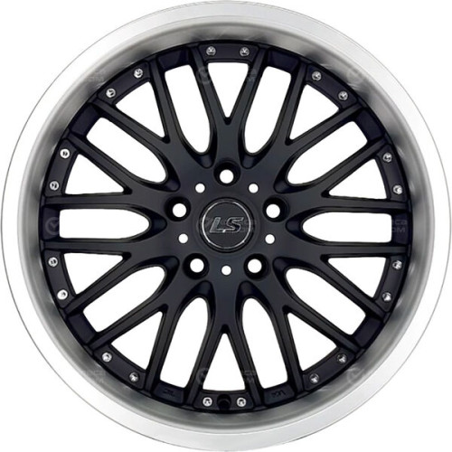 Колесный диск LS LS 564 7.5xR17 5x114.3 ET35 DIA73.1 черный матовый с полированным ободом