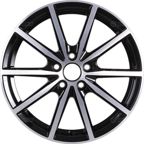 Колесный диск Alcasta M61 6.5xR16 5x114.3 ET45 DIA67.1 черный полностью полированный