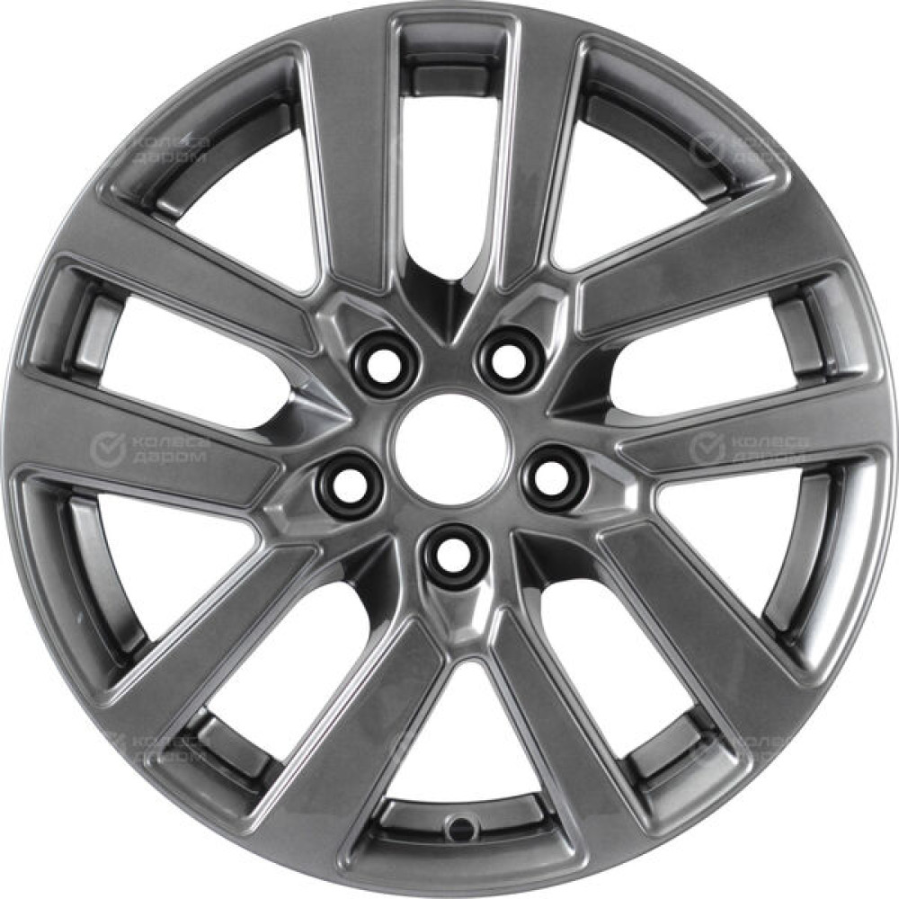 Колесный диск KDW KD1560 6xR15 5x100 ET38 DIA57.1 темно-серый