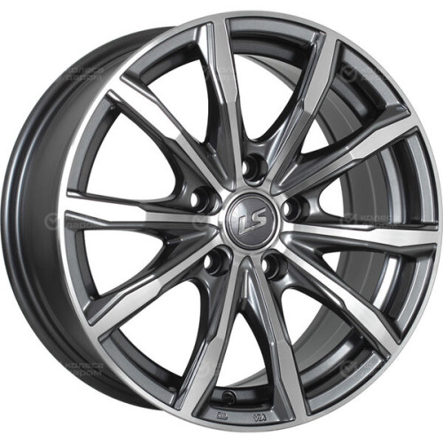 Колесный диск LS LS 786 6xR16 4x100 ET45 DIA60.1 насыщенный темно-серый полностью полированный