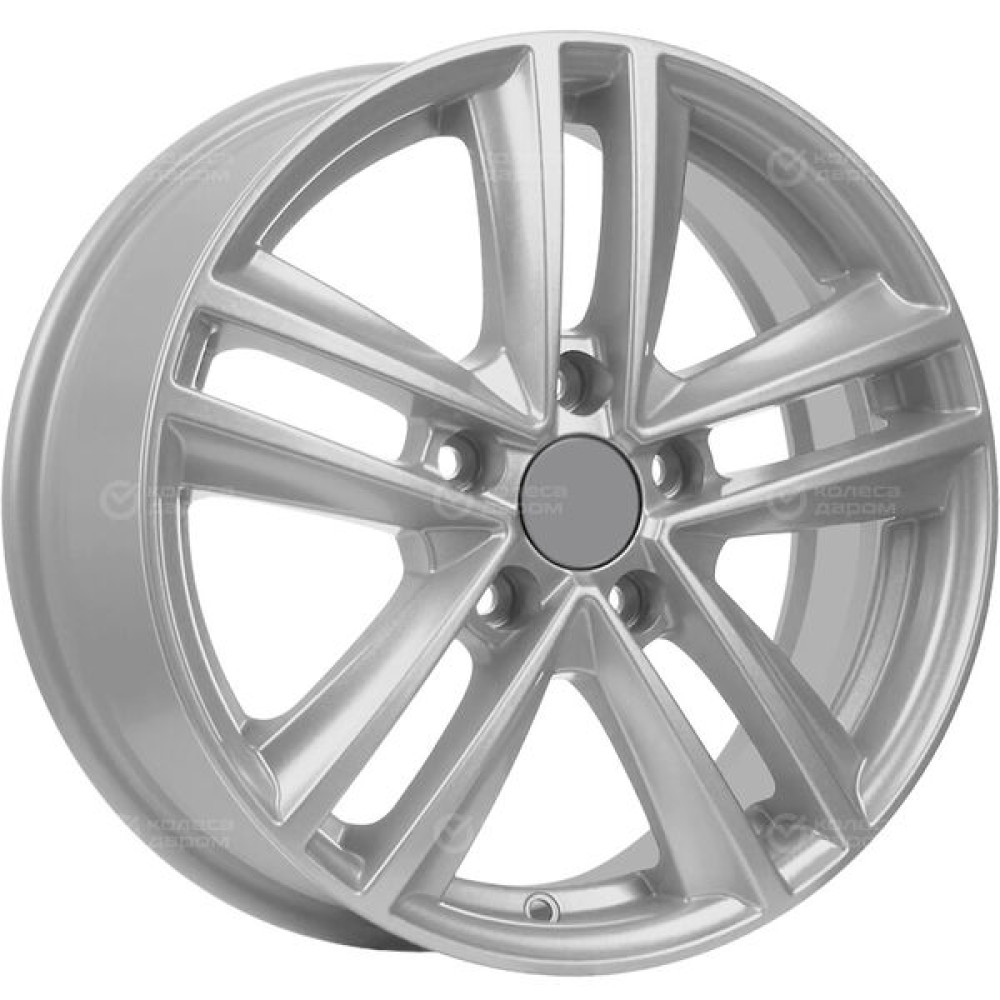 Колесный диск Carwel Неро 133 6.5xR16 5x114.3 ET50 DIA60.1 серебристый металлик
