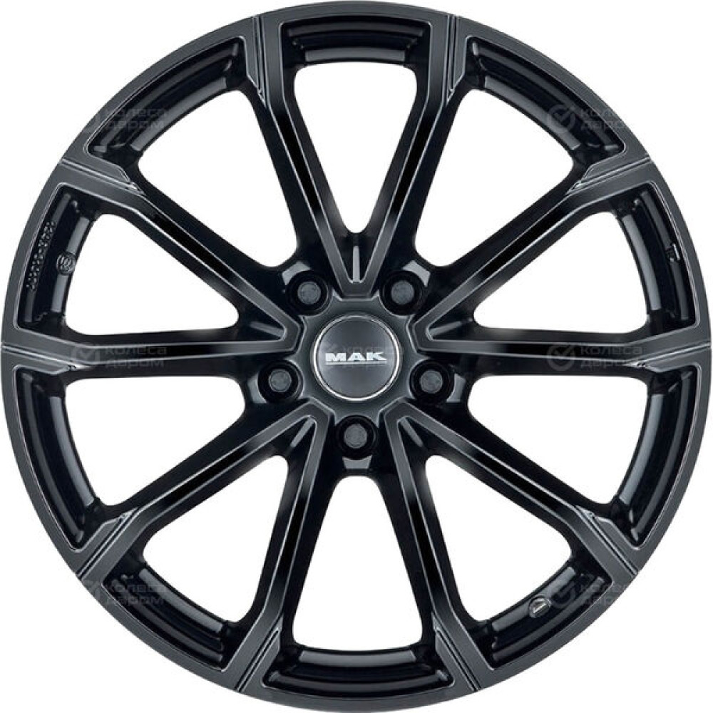 Колесный диск MAK DaVinci 6.5xR16 5x112 ET43 DIA57.1 чёрный глянцевый