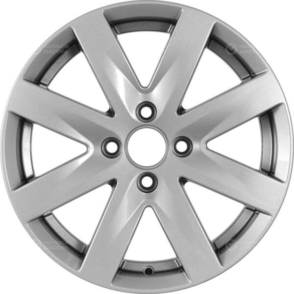 Колесный диск Carwel Волго 208 6xR15 4x100 ET45 DIA60.1 серебристый металлик