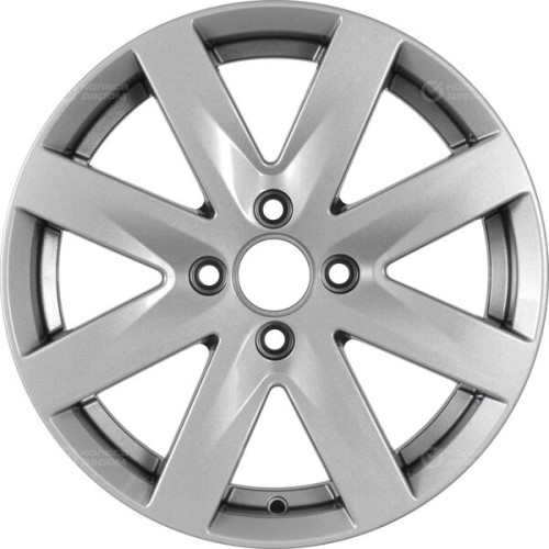 Колесный диск Carwel Волго 208 6xR15 4x100 ET45 DIA60.1 серебристый металлик