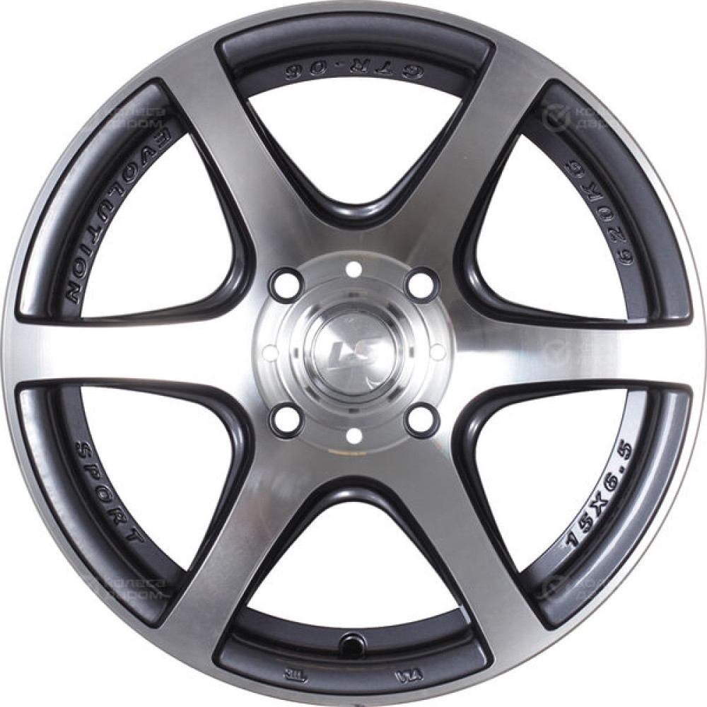 Колесный диск LS LS 328 7.5xR17 5x114.3 ET45 DIA73.1 насыщенный темно-серый полностью полированный