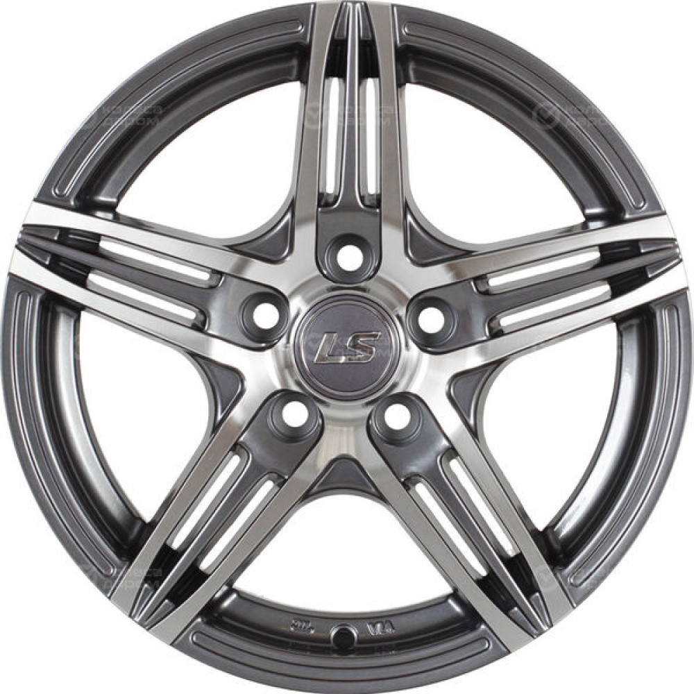 Колесный диск LS LS 189 6.5xR15 5x105 ET39 DIA56.6 (уценка) насыщенный темно-серый полностью полированный
