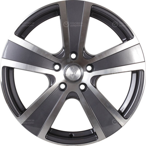 Колесный диск LS LS 950 7xR17 5x114.3 ET45 DIA73.1 насыщенный темно-серый полностью полированный