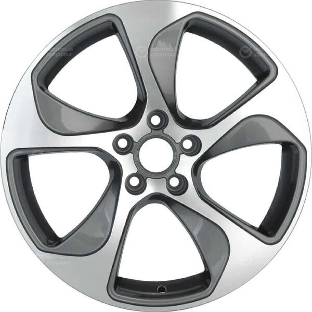 Колесный диск Replay VV186 8xR18 5x130 ET53 DIA71.6 насыщенный темно-серый полностью полированный