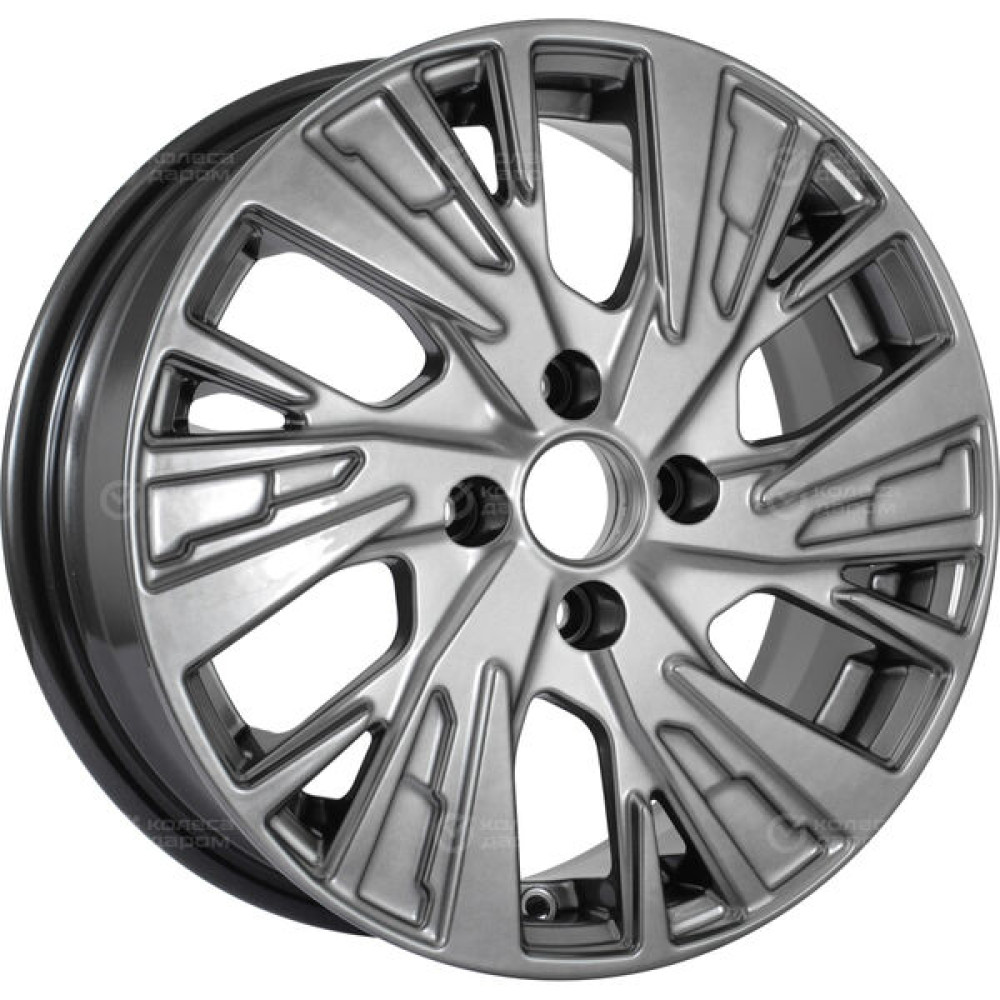 Колесный диск KDW KD1580 6xR15 4x100 ET46 DIA54.1 темно-серый