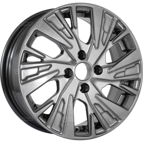 Колесный диск KDW KD1580 6xR15 4x100 ET46 DIA54.1 темно-серый