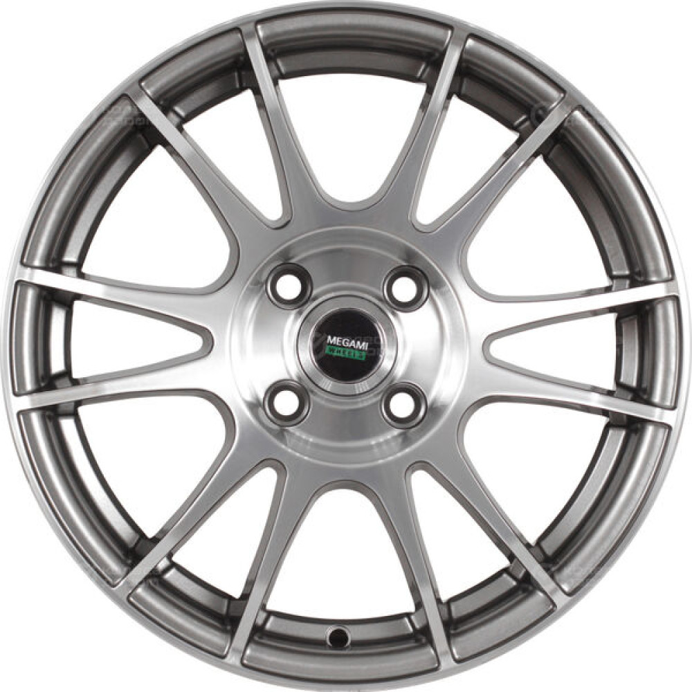 Колесный диск Megami MGM-3 6xR15 5x114.3 ET38 DIA67.1 насыщенный темно-серый полностью полированный