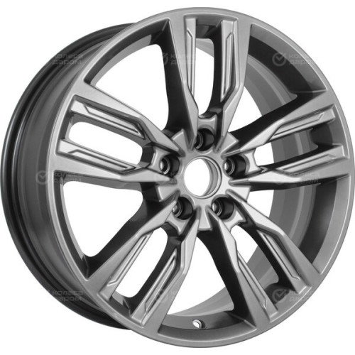 Колесный диск КиК Борэй 8xR18 5x114.3 ET40 DIA66.1 темно-серебристый