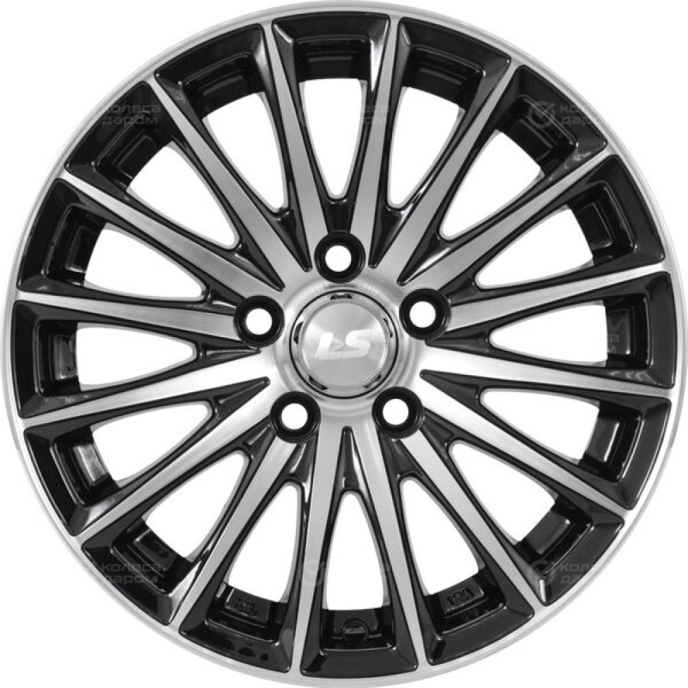 Колесный диск LS LS 804 6xR14 5x100 ET35 DIA57.1 черный полностью полированный