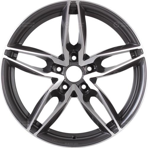 Колесный диск Replay B346 8xR18 5x120 ET43 DIA72.6 насыщенный темно-серый полностью полированный