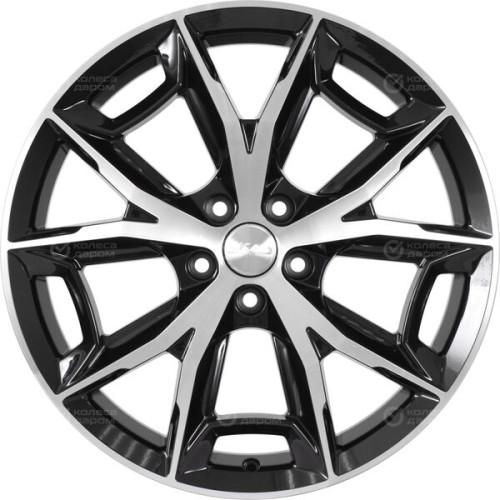 Колесный диск СКАД ПАРКЕР 7.5xR19 5x108 ET36 DIA65.1 черный глянцевый с полированной лицевой поверхностью