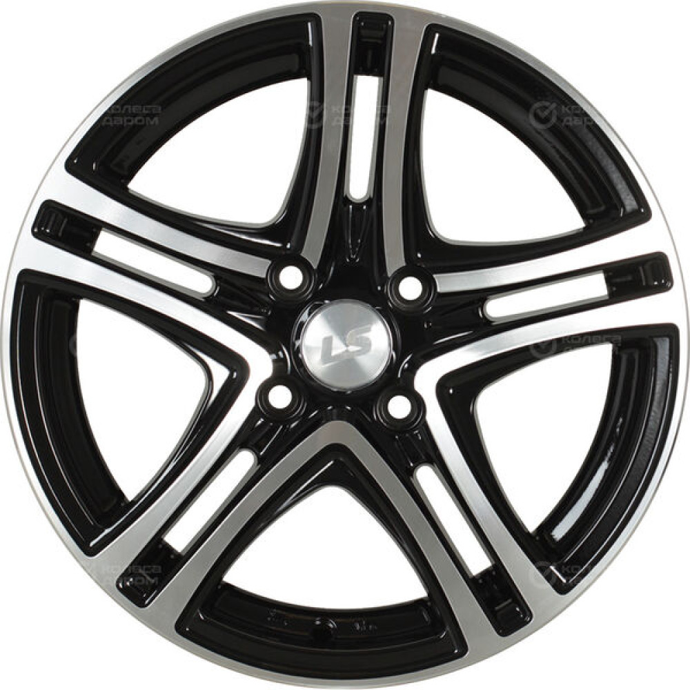 Колесный диск LS LS 570 6.5xR15 4x114.3 ET40 DIA73.1 черный полностью полированный