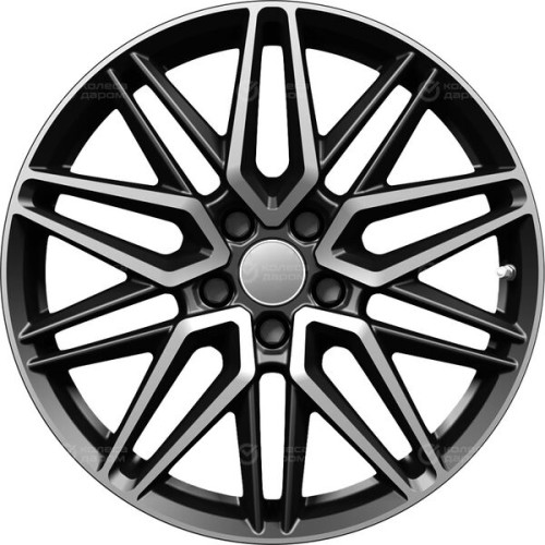 Колесный диск Carwel Вайс 233 7xR18 5x114.3 ET45 DIA67.1 чёрный глянцевый с полированной лицевой поверхностью