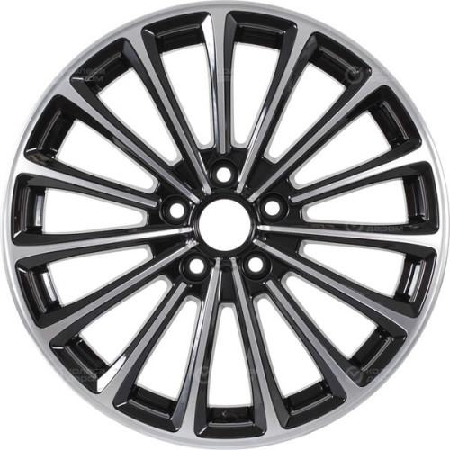 Колесный диск X-trike X136 7xR17 5x112 ET45 DIA57.1 (уценка) черный глянцевый с полированной лицевой поверхностью