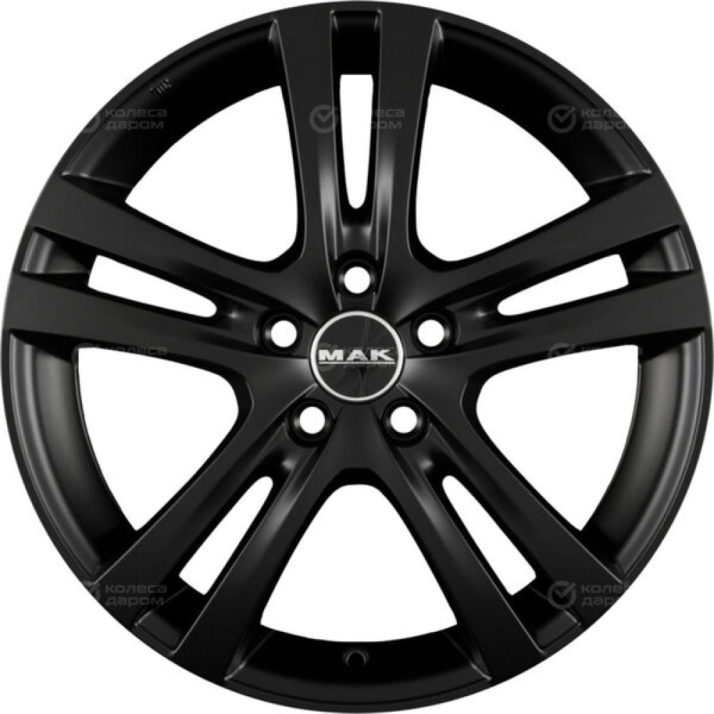 Колесный диск MAK ZENITH 7xR17 5x114.3 ET40 DIA76 черный матовый